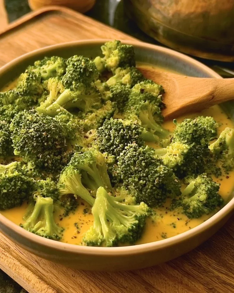 Healthy broccoli cheddar soup in a bowl with vegetables on a table