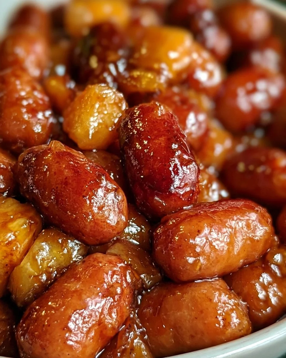 Pineapple Brown Sugar Mississippi Lil’ Smokies Bites
